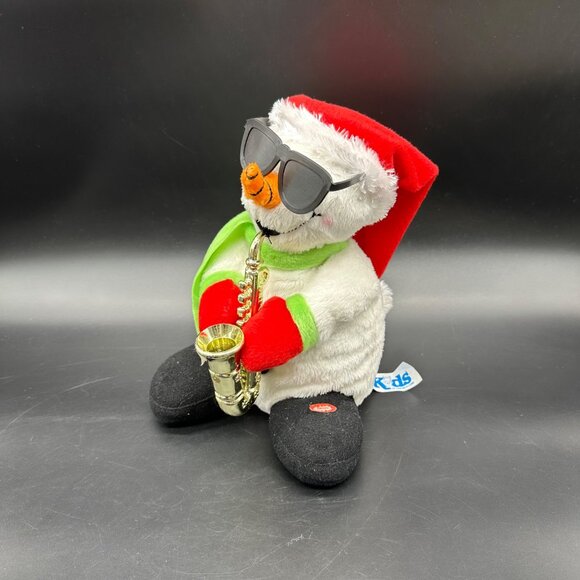 Vintage Musical Snowman Christmas Decoration Saxophone Kids Of America 2005 - Picture 1 of 10